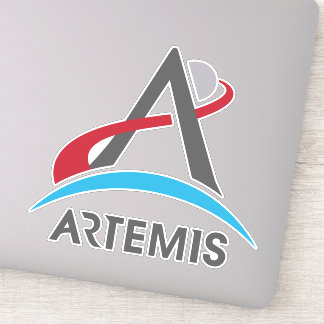 NASA Artemis Program Logotyp Mars 2024 Astronaut Klistermärken