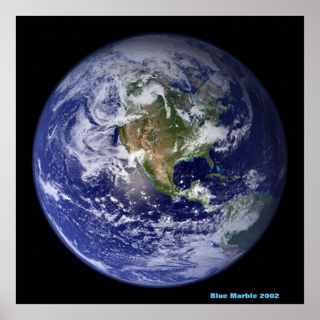 NASA / Blue Marble 2002 / Poster (Framsidan)