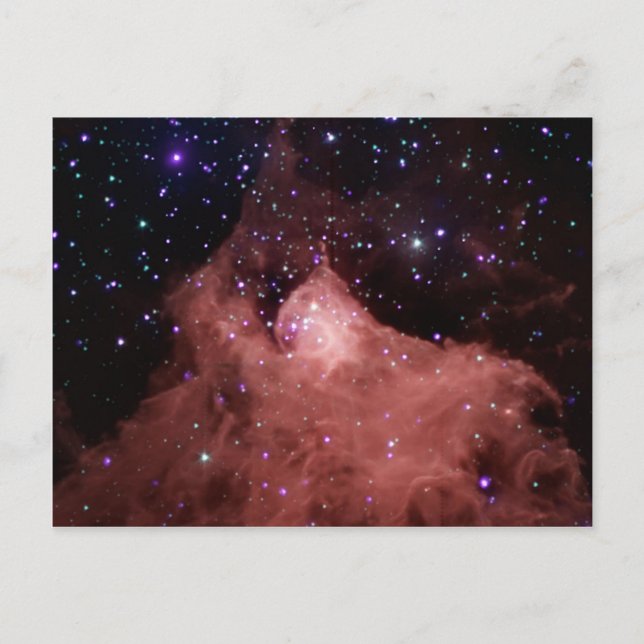 NASA Cepheus_b infraröd mörk moln Vykort (Framsida)
