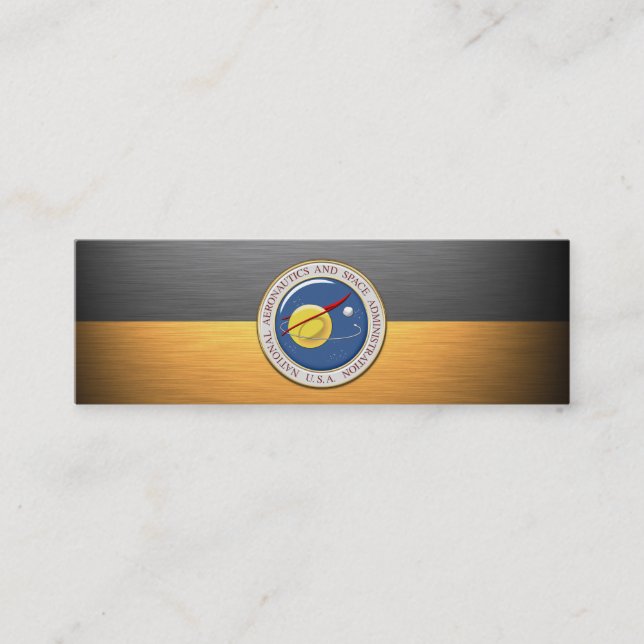 NASA Emblem [3D] Mini Visitkort (Framsida)