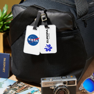 NASA Europa Clipper Logotyp 2-sidig Bagagebricka