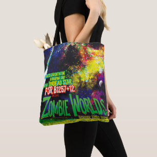 NASA Exoplanet Travel Bureau Zombie Worlds Affisch Tygkasse