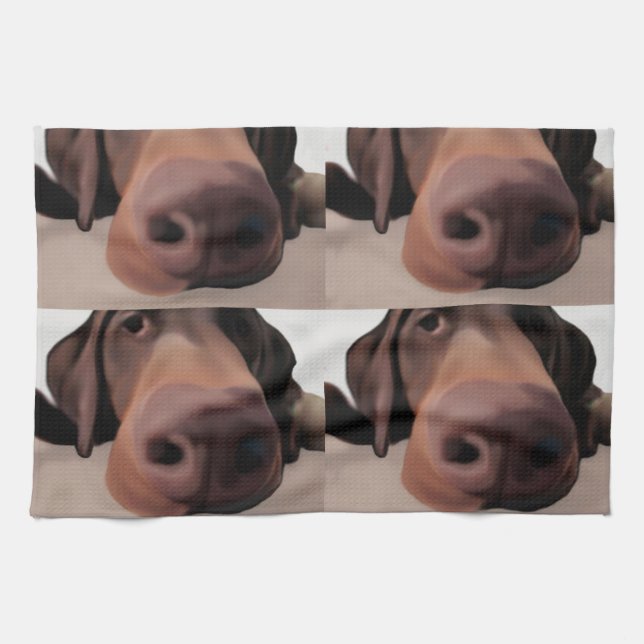 Näsa för köktrasahund kökshandduk (Horisontell)