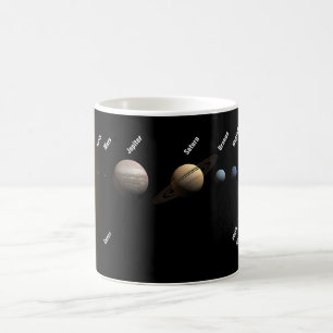 NASA för planet- och dvärgplanetutrymme Kaffemugg