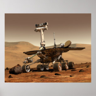 NASA fördärvar roveren 'Spirit Poster
