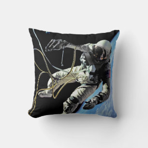 NASA Första amerikanska astronaut rymdpromenad Fot Kudde