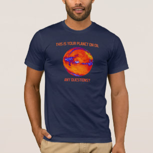 NASA-fotot på din planet på olja T Shirt