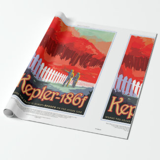 NASA Framtida Resaaffisch - Kepler 186f Presentpapper