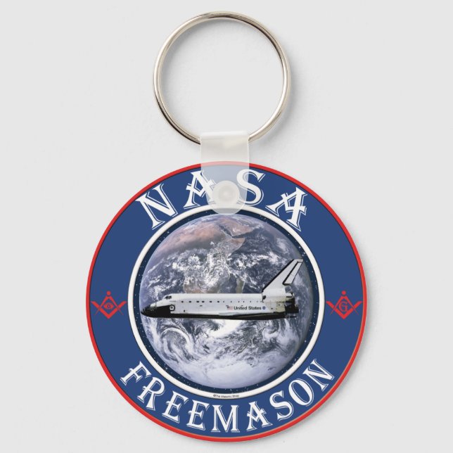NASA Freemason Nyckelring (Framsida)