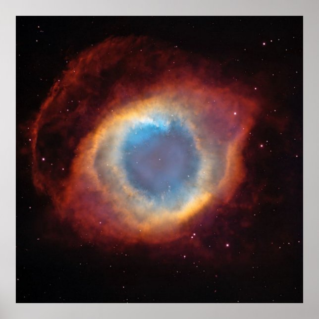 NASA / Helix Nebula / Aquarius / "Guds Öga." / Poster (Framsidan)