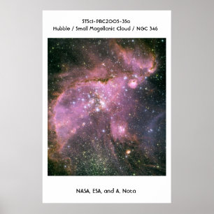 NASA/Hubble/Small Magellanic Cloud/NGC 346 Poster