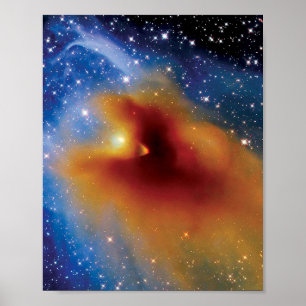 NASA Hubble Space Telescope CB 130-3 Starborn Poster