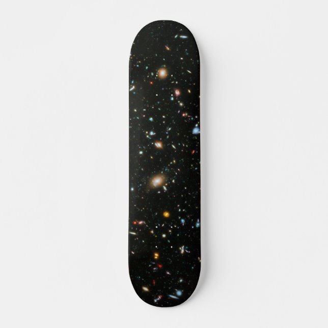 NASA Hubble Ultra Deep Fält Galaxies Mini Skateboard Bräda 18,7 Cm (Framsida)