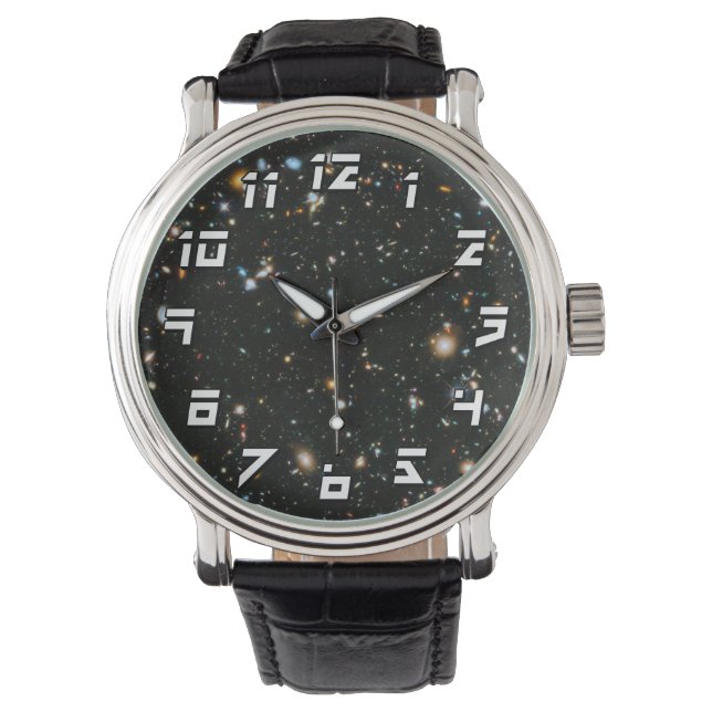 NASA Hubble Ultra Deep Field Galaxer Armbandsur (Framsida)