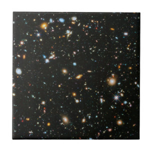 NASA Hubble Ultra Deep Field Galaxer Kakelplatta