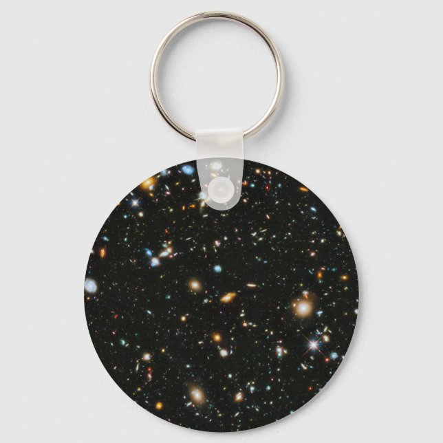 NASA Hubble Ultra Deep Field Galaxer Nyckelring (Framsida)