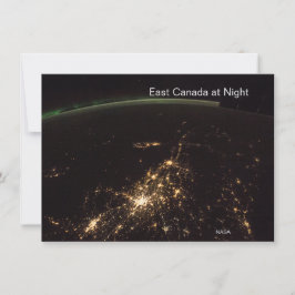 NASA ISS Photo, Kanada och Saint Lawrence River Kort