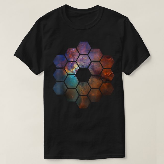 NASA James Webb Space Telescope JWST Science Unive T Shirt (Design framsida)