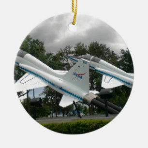 Nasa-jetar Julgransprydnad Keramik