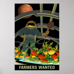NASA / Jordbrukare önskad / Poster