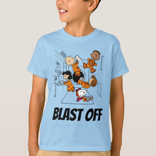 NASA| Jordnötter Gang i rymden T Shirt (Framsida)