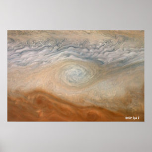 NASA/Juno/Jupiter/White Spot Z / Poster