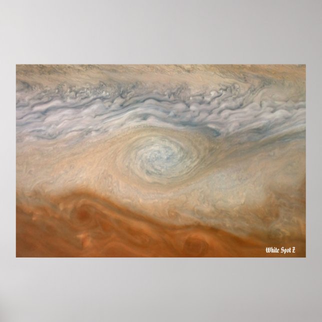 NASA/Juno/Jupiter/White Spot Z / Poster (Framsidan)