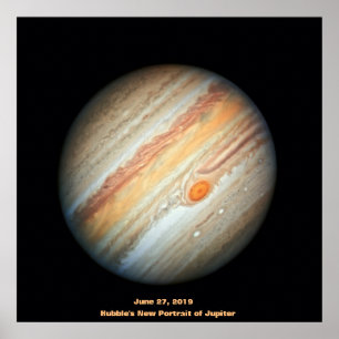 NASA / Jupiter / Hubble's New Porträtt of Jupiter Poster
