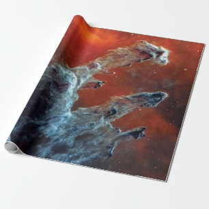 NASA JWST Pelarna i skapelsen Mid-infraröd Presentpapper