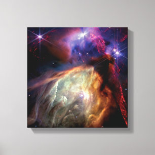 NASA JWST Rho Ophiuchi Stjärnbildande region Canvastryck