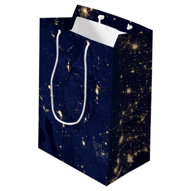 Nasa-ljus från utrymme USA (Baksidan Vinklad)