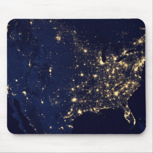 Nasa-ljus från utrymme USA Musmatta