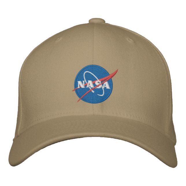 NASA Logotyp Embroized Hat Broderad Keps (Framsida)