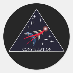 NASA-Logotyp för projektkontroll Runt Klistermärke