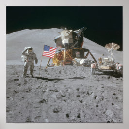 Nasa Måne landning Apollo 15 Lunar Module 1971 Poster