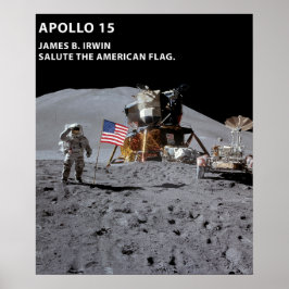 Nasa Måne landning Apollo 15 Lunar Module 1971 Poster