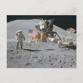 Nasa Måne landning Apollo 15 Lunar Module 1971 Vykort