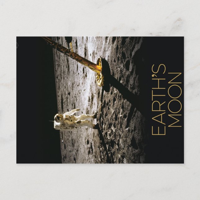 NASA Måne Poster 4 Vykort (Framsida)