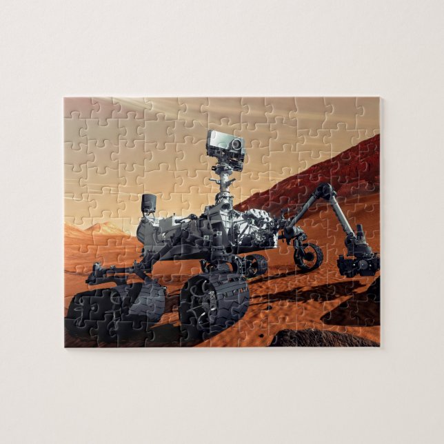 NASA Mars Curiosity Rover Artist Concept Pussel (Horisontell)