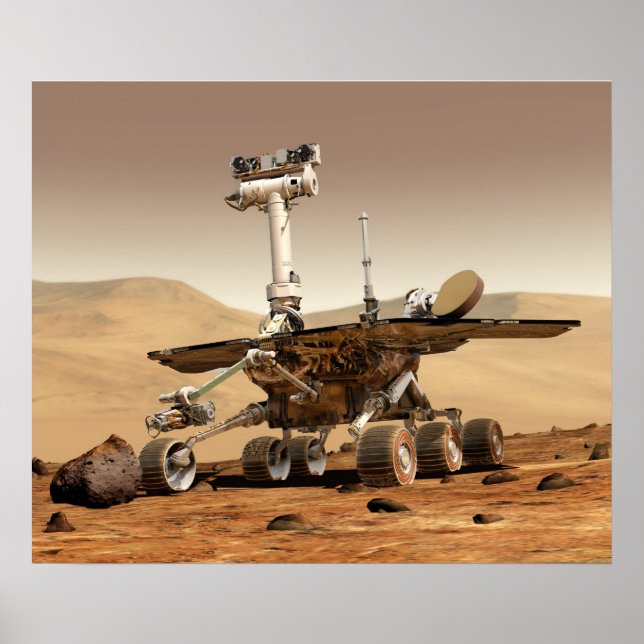 NASA Mars Rover Poster (Framsidan)