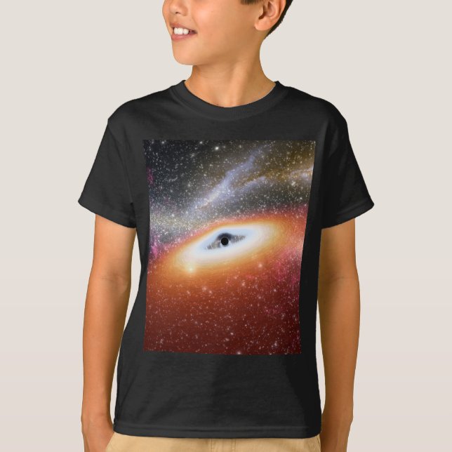 NASA Massive Black Hål T-shirt (Framsida)