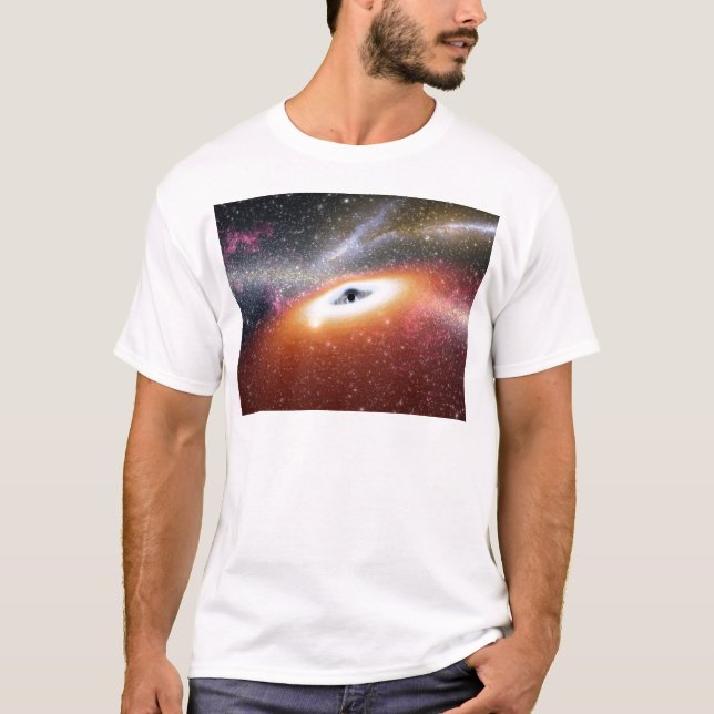 NASA Massive Black Hål T-shirt (Framsida)