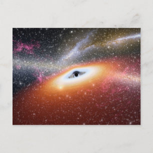 NASA Massive Black Hål Vykort