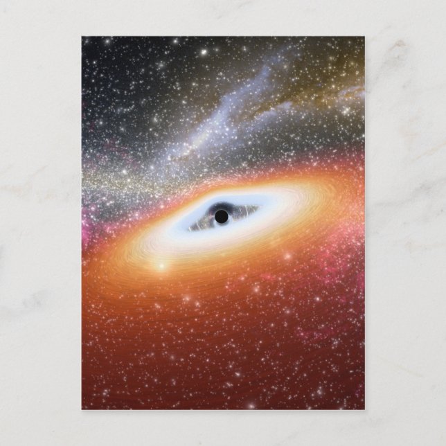 NASA Massive Black Hål Vykort (Framsida)