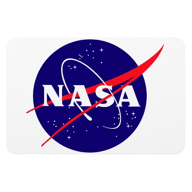 NASA Meatball Logotyp Magnet (Horisontell)