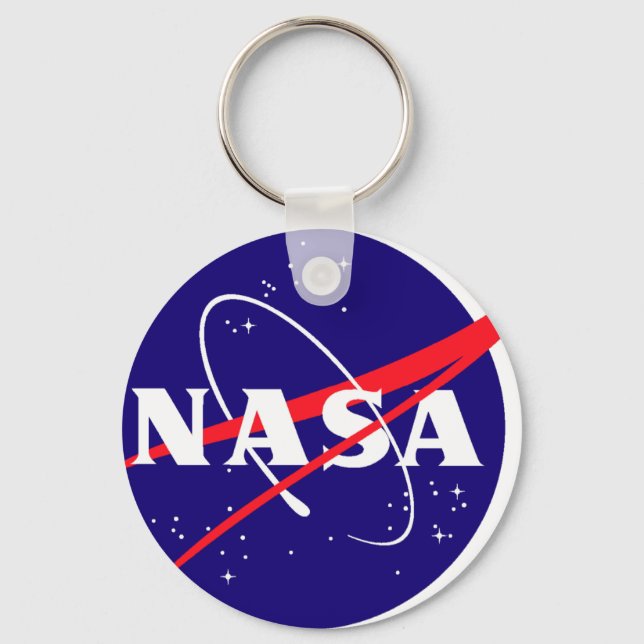 NASA Meatball Logotyp Nyckelring (Framsida)
