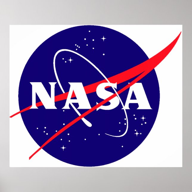 NASA Meatball Logotyp Poster (Framsidan)
