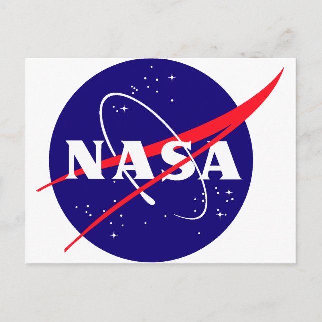 NASA Meatball Logotyp Vykort (Framsida)