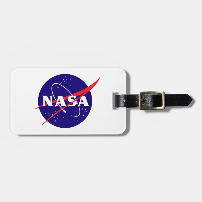 Nasa-Meatballlogotyp Bagagebricka (Horisontell Framsida)