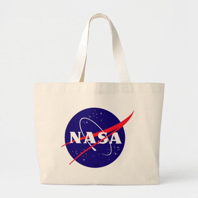 Nasa-Meatballlogotyp Jumbo Tygkasse (Framsidan)